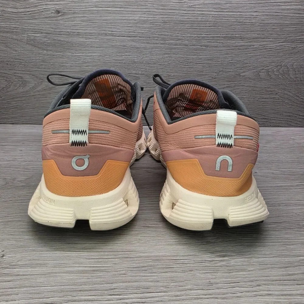 On Cloud X Shift Womens 8.5 Running Shoes Pink Bronze Orange Sneaker Athletic